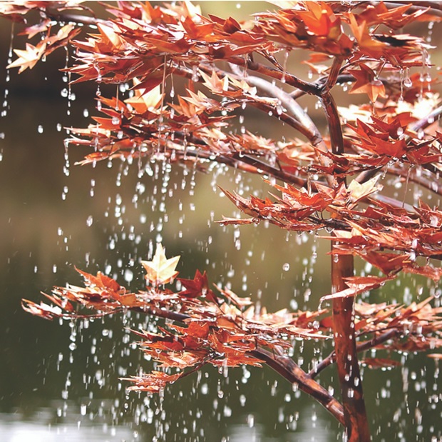 Corten steel fountains 